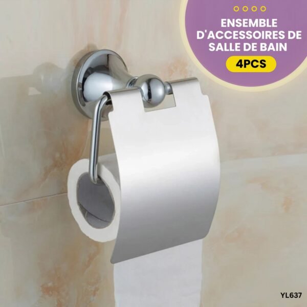Ensemble d'accessoires de salle de bain 4PCS YL637 – Image 4