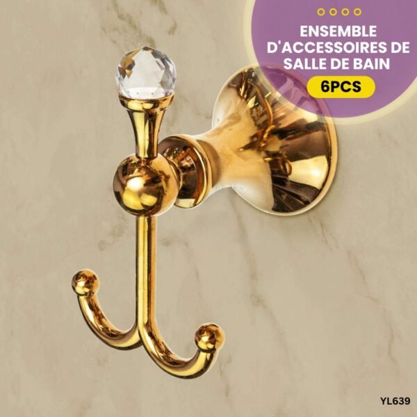 Ensemble d'accessoires de salle de bain 6PCS YL639 – Image 3