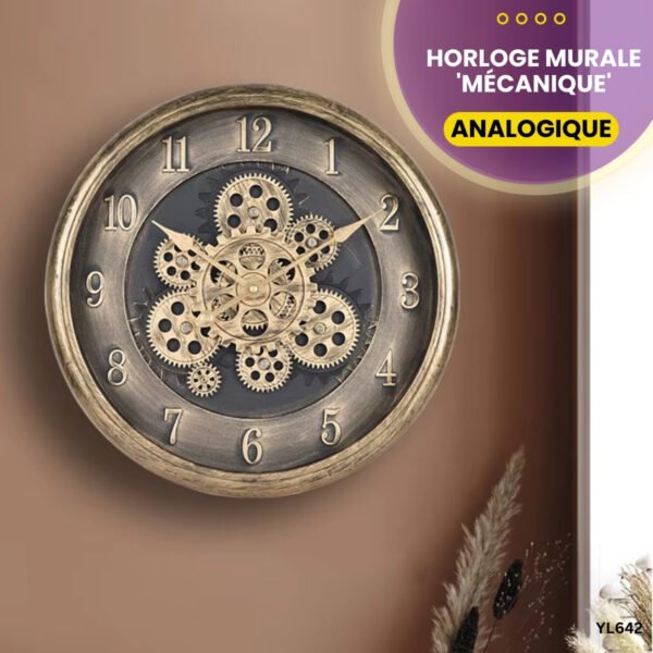 Horloge Murale 'Mécanique' YL642 – Image 5