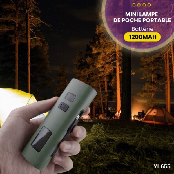 Mini lampe de poche portable YL655 – Image 2