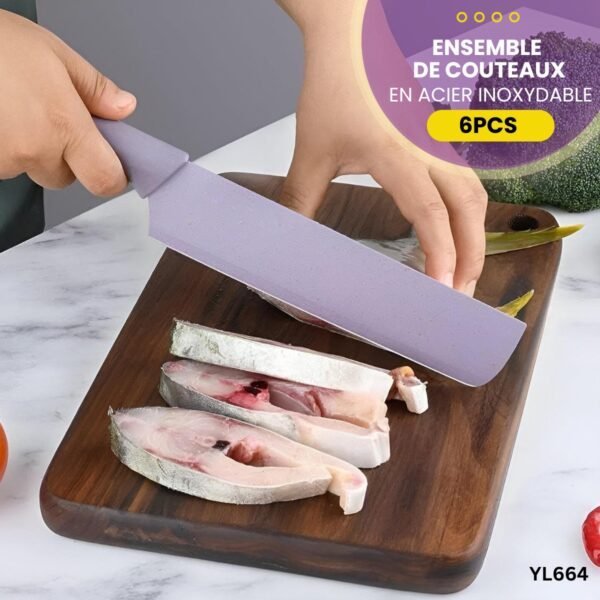 Ensemble de couteaux de cuisine YL664 – Image 5