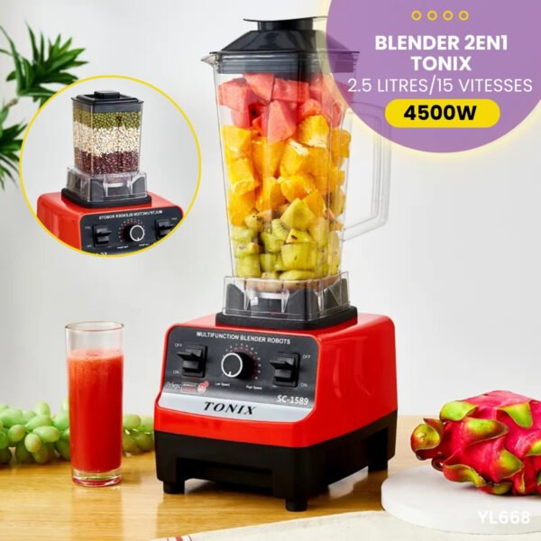 Blender 2EN1 TONIX 4500W YL668 – Image 2