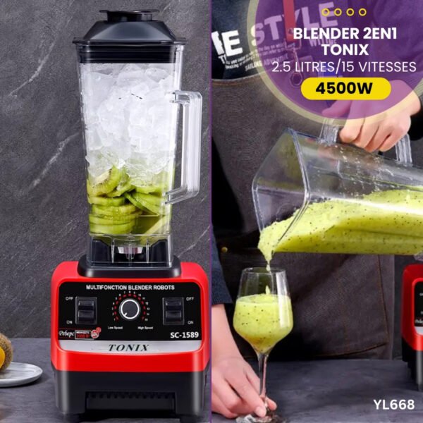 Blender 2EN1 TONIX 4500W YL668 – Image 5