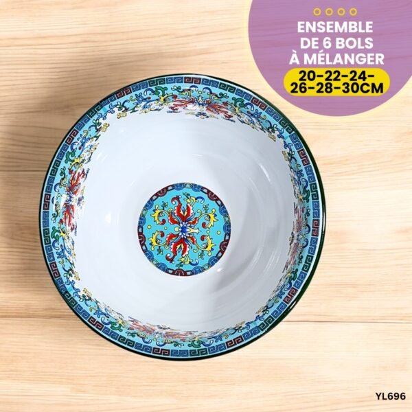 Ensemble de 6 Bols à Mélanger YL696 – Image 6