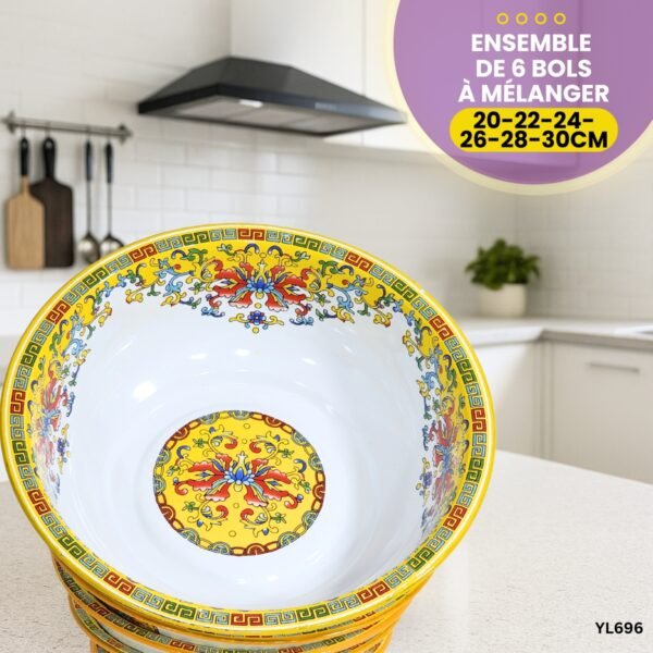Ensemble de 6 Bols à Mélanger YL696 – Image 5
