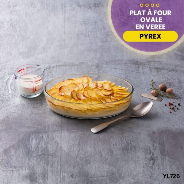 Plat à four ovale Pyrex YL726 – Image 3