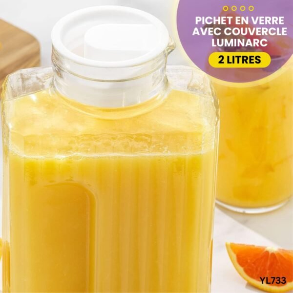 Pichet en verre avec couvercle LUMINARC YL733 – Image 5