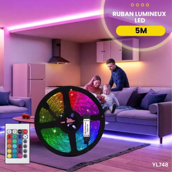 Ruban lumineux LED 5M YL748