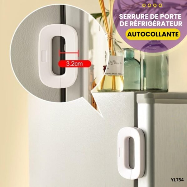Serrure de porte de réfrigérateur YL754 – Image 3