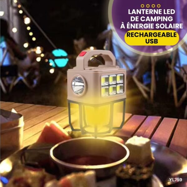 Lanterne de camping à énergie solaire YL759