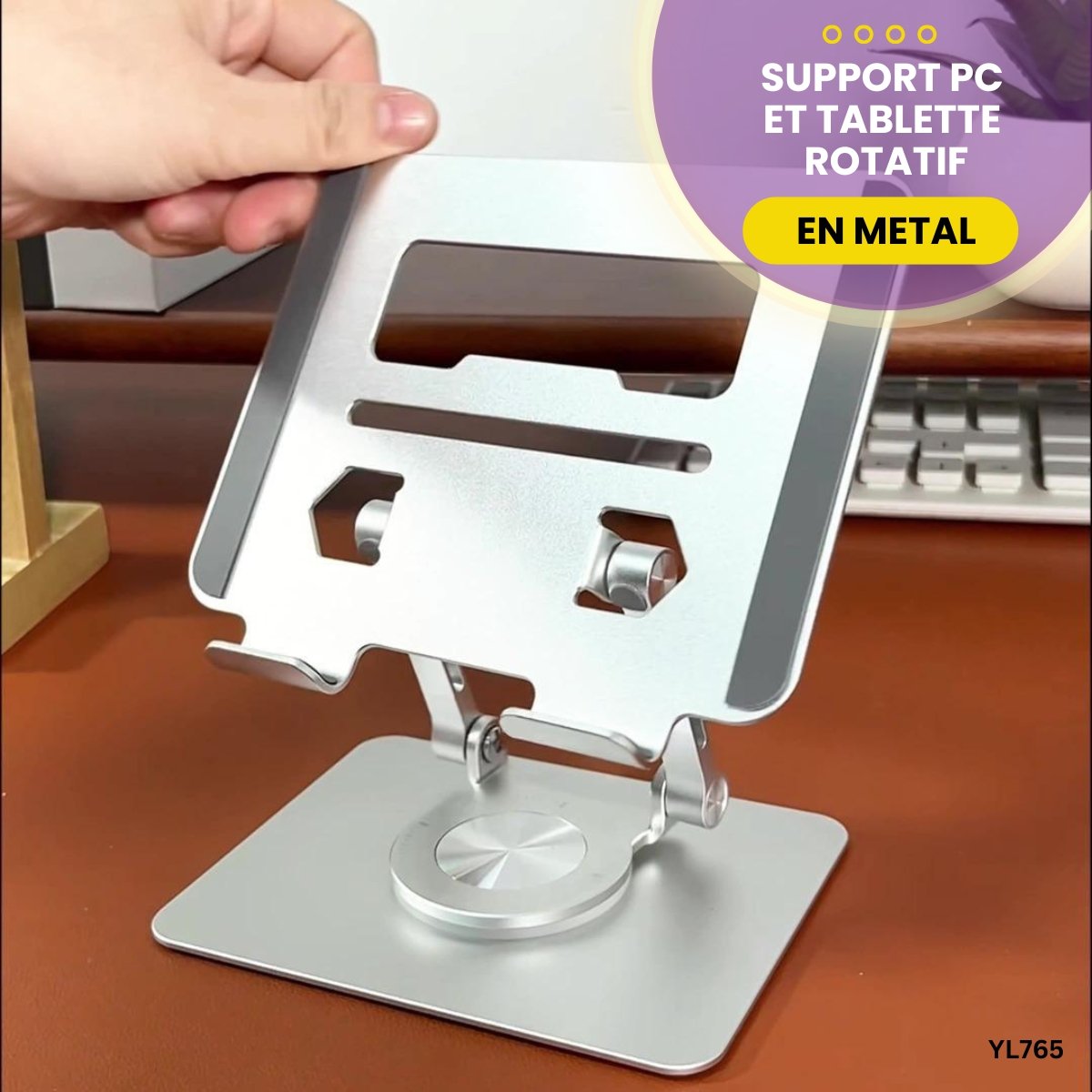 Support pc et tablette rotatif YL765 – Image 3