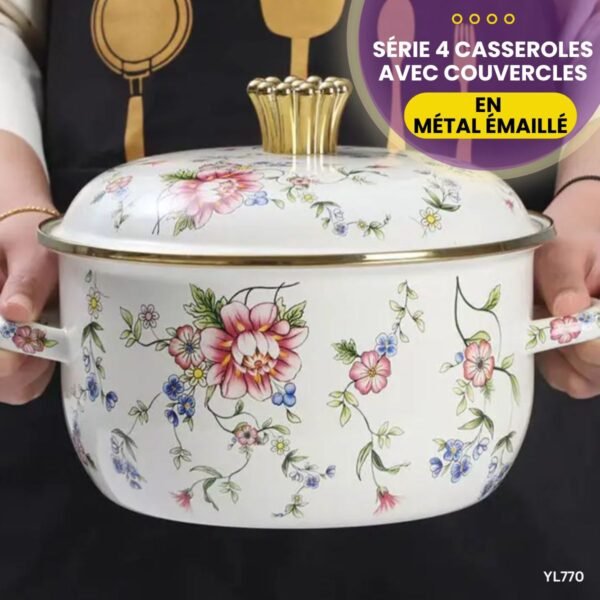 Série 4Casseroles avec couvercles YL770 – Image 5