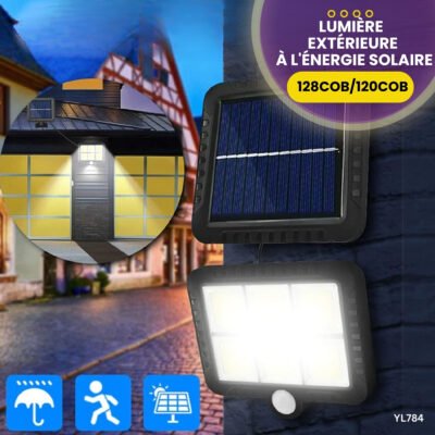 Lumière extérieure à l'énergie solaire YL784