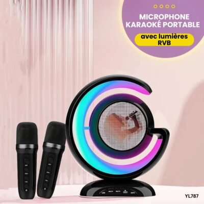 Microphone karaoké portable RVB YL787