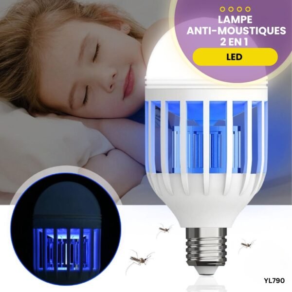 Lampe anti-moustiques 2 en 1 à LED YL790 – Image 4