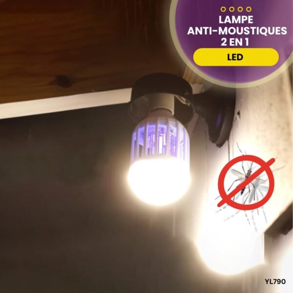 Lampe anti-moustiques 2 en 1 à LED YL790 – Image 3