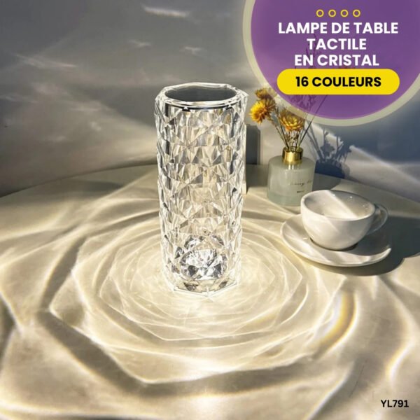 Lampe de table  tactile en cristal YL791 – Image 5