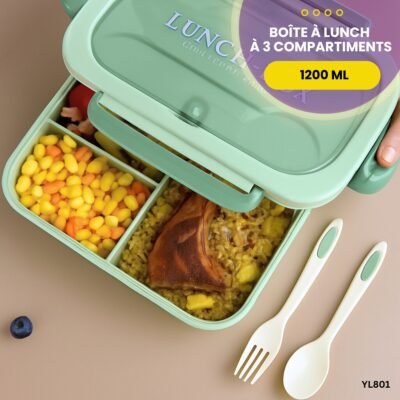 Boîte à lunch à 3 compartiments YL801