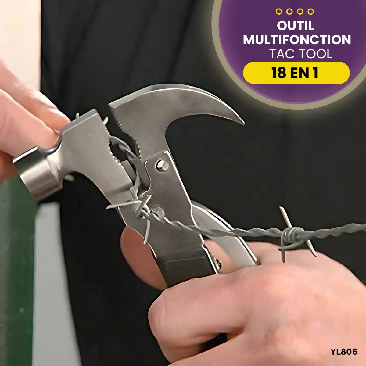 Outil multifonction 18 en 1 TAC Tool YL806 – Image 5