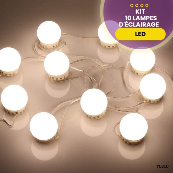 Kit 10 lampes d'éclairage LED YL810 – Image 5