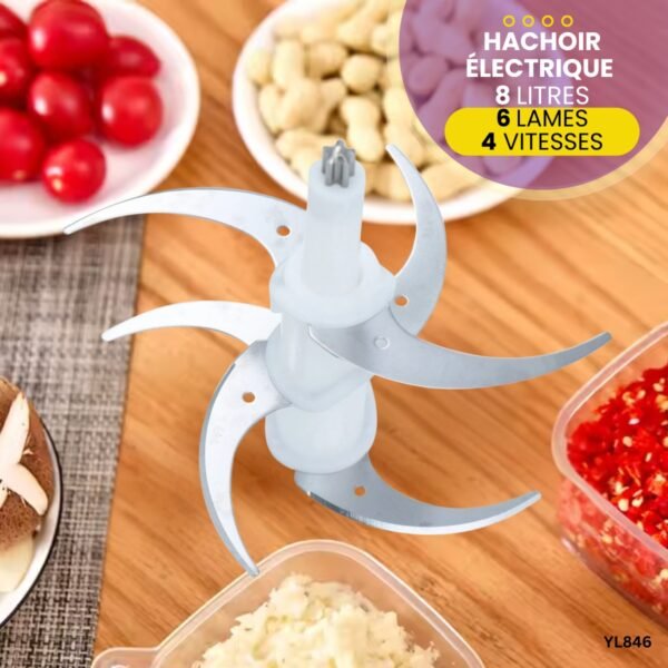 Hachoir électrique 8 litres inox YL846 – Image 5