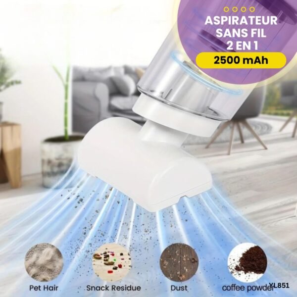 Aspirateur sans fil 2 en 1 YL851 – Image 4