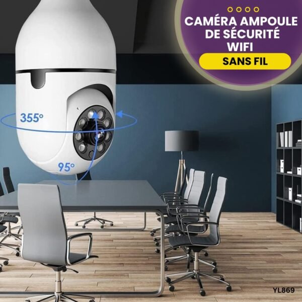 Caméra ampoule de sécurité YL869 – Image 4