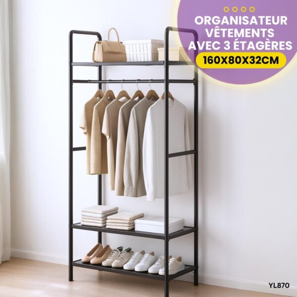 Organisateur vêtements et chaussures YL870 – Image 3