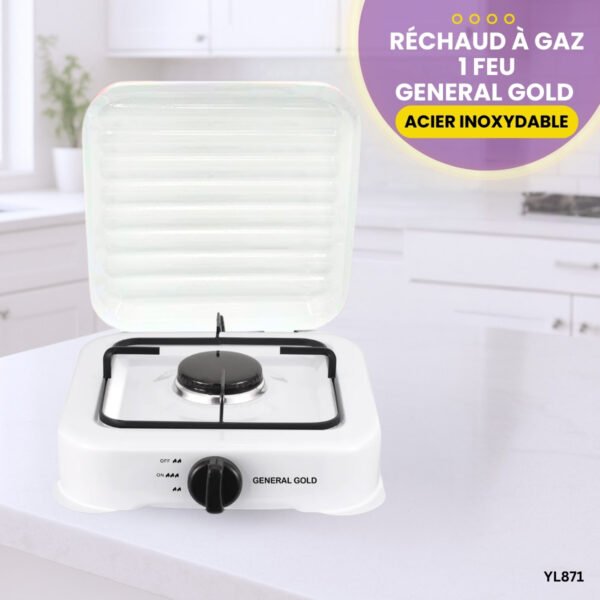 Réchaud À Gaz 1 Feu General Gold YL871 – Image 4