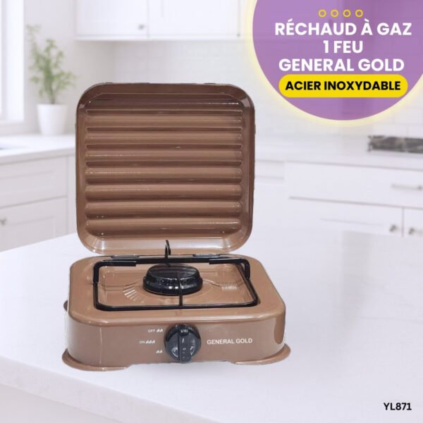 Réchaud À Gaz 1 Feu General Gold YL871 – Image 3
