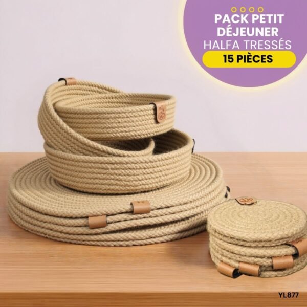Pack Petit déjeuner 15 pièces Halfa YL877 – Image 3