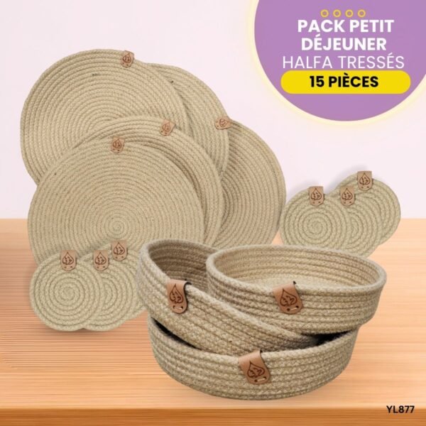 Pack Petit déjeuner 15 pièces Halfa YL877 – Image 4
