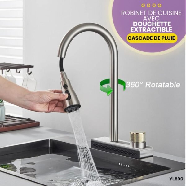 Robinet de cuisine extractible YL890 – Image 2