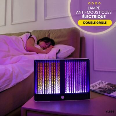 Lampe Anti-moustiques double grille YL896