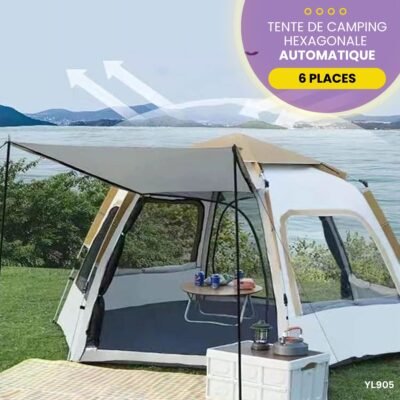Tente Hexagonale 6 places Automatique YL905