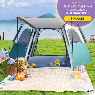Tente Hexagonale 8 places Automatique YL907