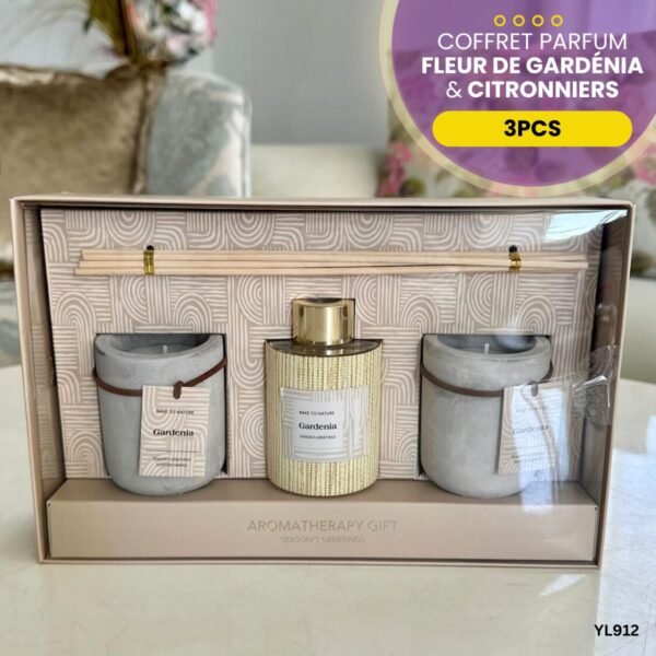 Coffret Parfum Gardénia Ou Citronniers YL912 – Image 6