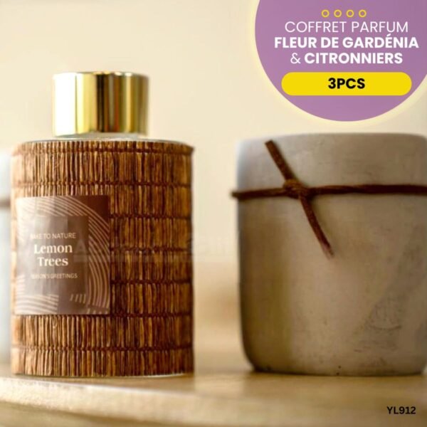 Coffret Parfum Gardénia Ou Citronniers YL912 – Image 4
