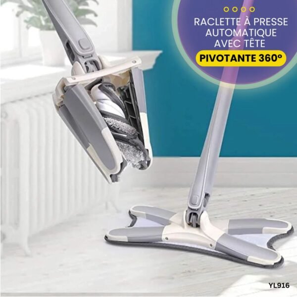 Raclette avec tête pivotante 360° YL916