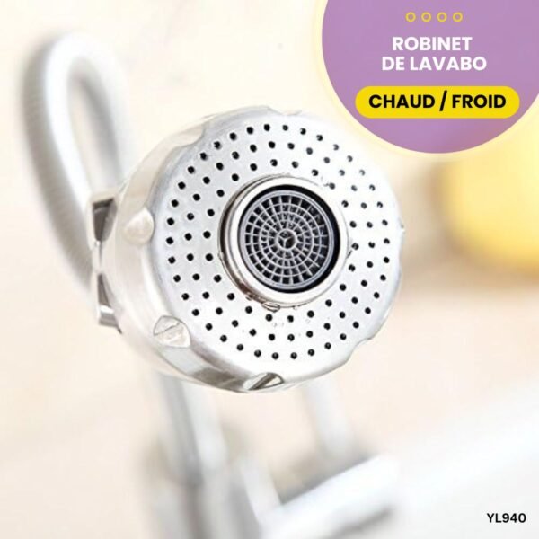 Robinet de lavabo d'eau Chaude et Froide  YL940 – Image 4