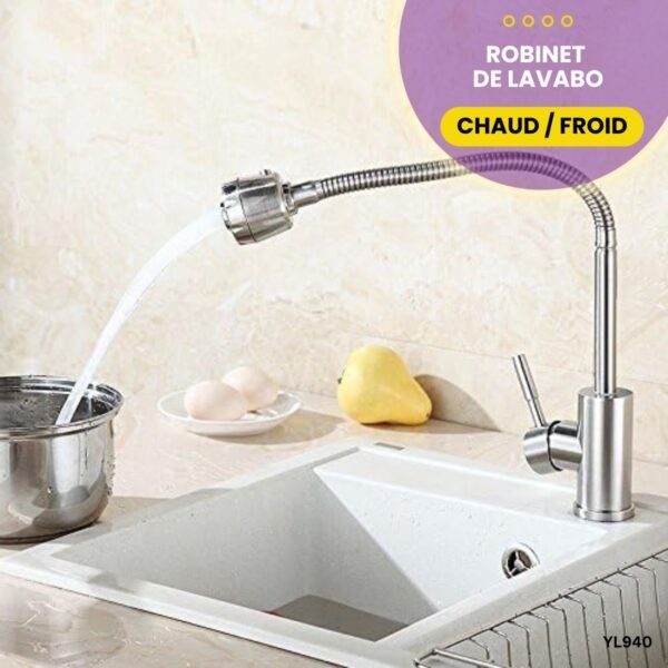 Robinet de lavabo d'eau Chaude et Froide  YL940 – Image 2