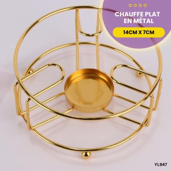Chauffe plat en métal YL947 – Image 3