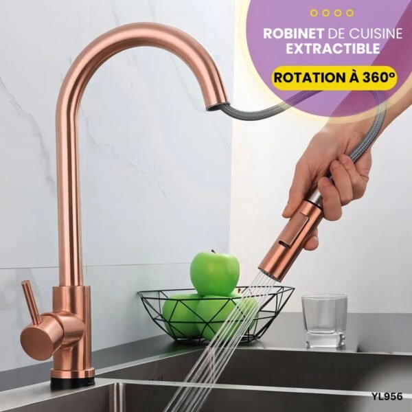 Robinet de cuisine extractible VIGO YL956 – Image 3