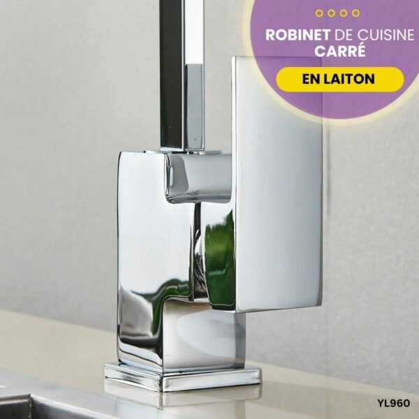 Robinet de cuisine carré YL960 – Image 5