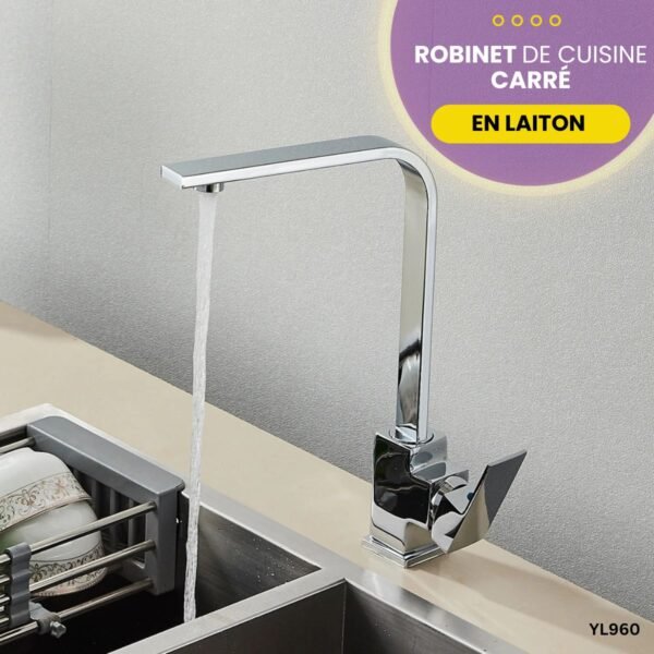 Robinet de cuisine carré YL960 – Image 2