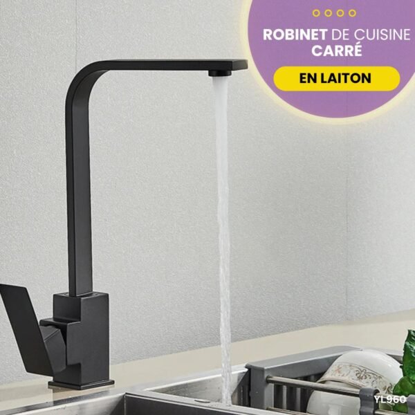 Robinet de cuisine carré YL960 – Image 3