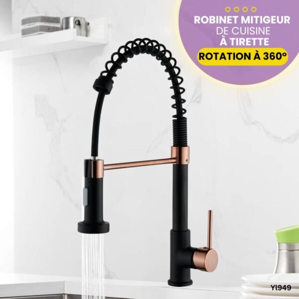 Robinet mitigeur de cuisine VIGO YL949 – Image 5