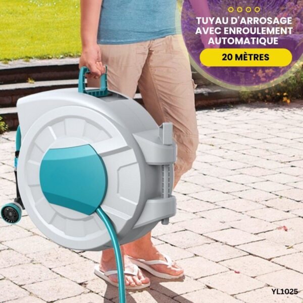 Tuyau d'arrosage de 20M avec enroulement automatique YL1025 – Image 4