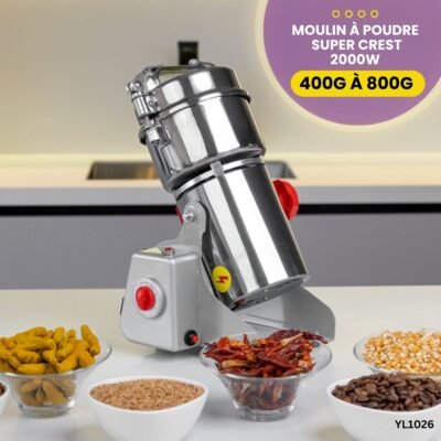 Moulin à Poudre - Capacité de 400g à 800g - YL1026