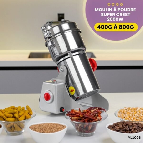 Moulin à Poudre - Capacité de 400g à 800g - YL1026